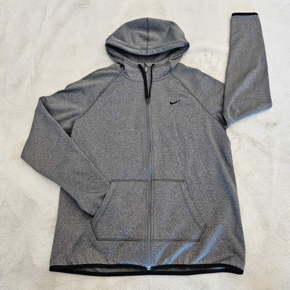 Nike Men's Black and Gray Performance Jacket